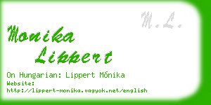 monika lippert business card