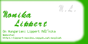 monika lippert business card